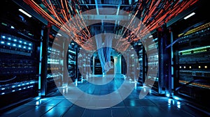 servers cabling data