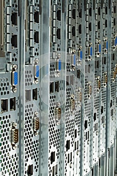 Servers ready to be installed in a datacenter