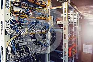 Servers in server room