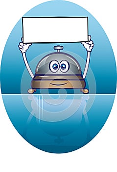 Service bell mascot