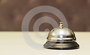 Service bell on reception