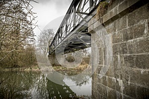 Service bridge over the River Chelmer in Essex