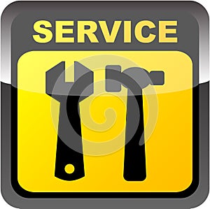 SERVICE button