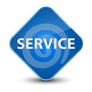 Service elegant blue diamond button
