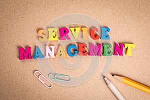Service Management. Tourism, accommodation, logistics, cafes and restaurants concept