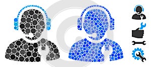 Service Operator Composition Icon of Circles