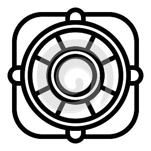Service problem icon, outline style