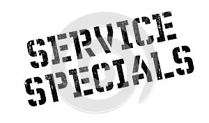 Service Specials rubber stamp