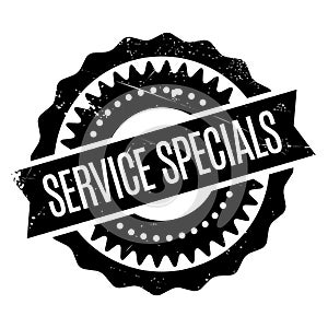 Service Specials rubber stamp