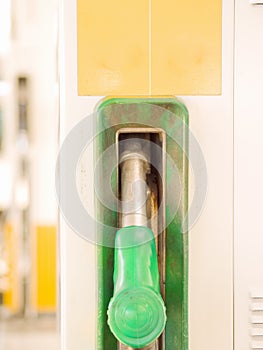 Service Station - Fuel nozzle with copyspace