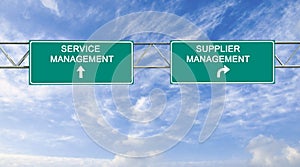 service and supplier management