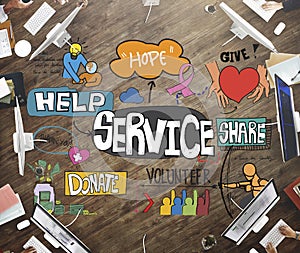 Service Support Assistance Customer Delivery Concept