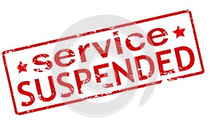 Service suspended