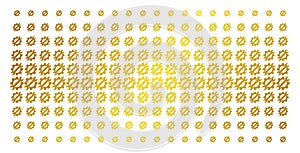 Service Tools Gold Halftone Grid