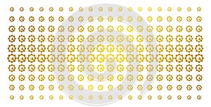 Service Tools Golden Halftone Pattern