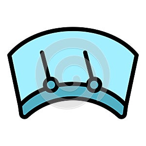 Service windshield wiper icon vector flat