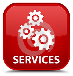 Services (gears icon) special red square button