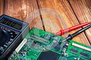 Services and repair of electronics, electronic circuit board