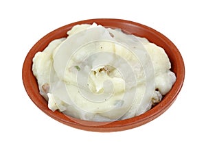 Serving Mashed Potato Angle View