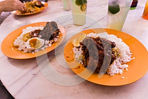 Serving of Nasi Ganja Ipoh