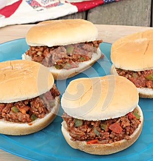 Serving Sloppy Joes