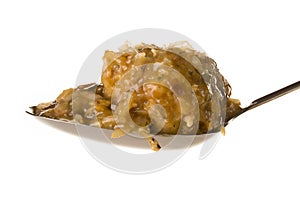 Serving Spoon and Dumpling