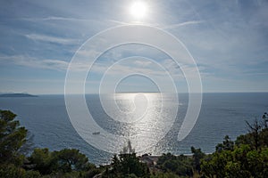 Ses Boques beach on the island of Ibiza