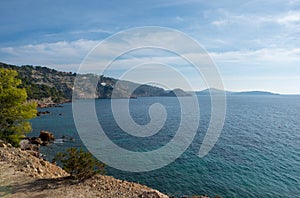 Ses Boques beach on the island of Ibiza