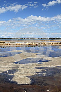 Ses Salines Formentera saltworks horizon balearic photo