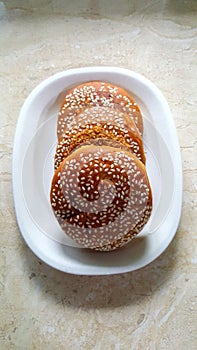 Sesame buns