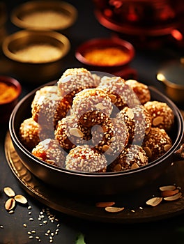 Sesame Chikki Balls