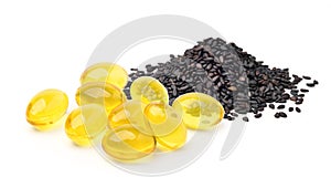 Sesame extract oil capsules