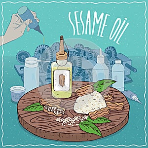 Sesame oil used as grease lubricant