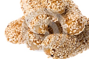 Sesame seed crackers