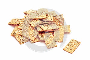 Sesame seed spelt chips