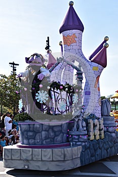 Sesame Street Christmas Parade at Sesame Street Land at SeaWorld Orlando in Florida