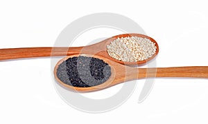 Sesame with white background