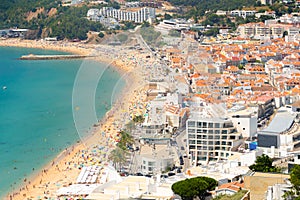 Sesimbra beach in Portugal photo