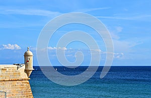 Sesimbra sea fort view photo