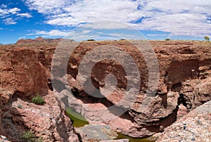 Sesriem canyon of Tsauchab river, Sossusvley, Namibia
