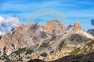 Sesto Dolomites seen from Tre Cime di Lavaredo - Italian Alps