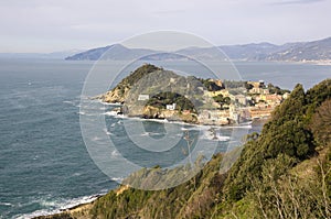 Sestri levante village in Liguria