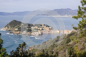 Sestri levante village in Liguria