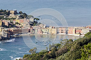 Sestri levante village in Liguria