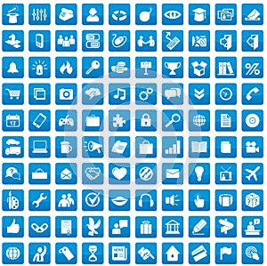 Set of 100 icons for each day