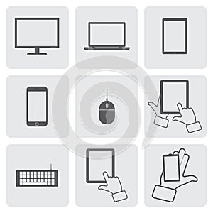 Set of 16 business symbol icons for web.