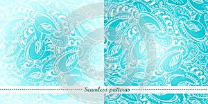 Set of 2 abstract seamless patterns