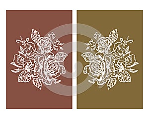 Set of 2 Botanical wall art