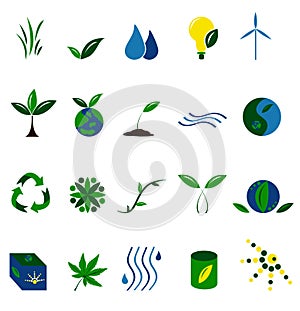 Set of 20 Environmental Icon
