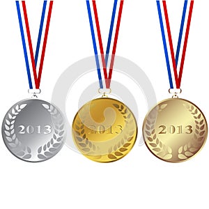 Set of 2013 medals